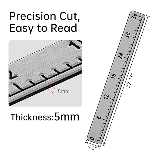HZshark EVA Foam Fish Measuring Board, Fish Ruler with 3M Self-Adhesive Backing, 36" Fishing Tape Measure for Boats Sailboats Yachts Kayaks