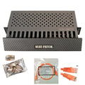 Neat Patch 2U Cable Management Kit - 3 Packs w/ 144 CAT6 Patch Cables (2FT Orange)