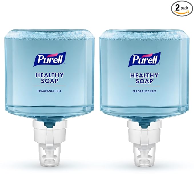 PURELL Brand HEALTHY SOAP Foam, Fresh Scent, 1200 mL Refill for PURELL ES8 Automatic Soap Dispenser (Pack of 2) - 7777-02 - Manufactured by GOJO, Inc.