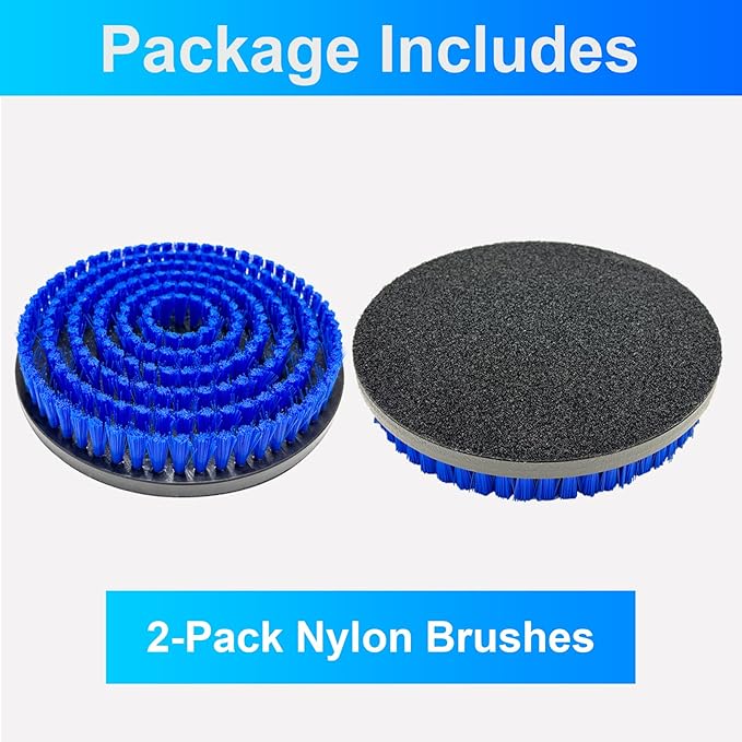 2 Pcs Upgraded Mop Pad Brush Replacement for Bissell Spinwave Steam Mop 20393, 20399, 23159, 23157, 3897A, 2124, 3712, 2039A, 2315 Professional Cleaning and Polishing Deep Cleaning Hard Floors (Blue)