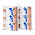 Yieach 2 Pack Acrylic Glove Box Holder Wall Mount With Adhesive,Disposable Medical Rubber Glove Holder on Wall & Hanging Hospital Hair Net,Mask,Latex Gloves Dispenser,Gloves Rack & Storage,Clear
