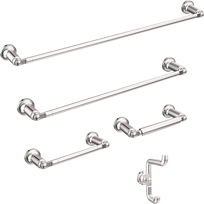 Delta Saylor (3-Pack) Toilet Paper Holder Polished Chrome Tissue Roll Holder for Bathroom Organization and Storage Pivoting Toilet Tissue Holder Wall Bathroom Accessories 73550