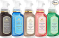 Bath and Body Works Gentle Foaming Hand Soap Kitchen Basics - Cozy Vanilla Almond, Crisp Morning Air, Mahogany Teakwood, Champagne Toast, White Tea and Sage, 8.75, Pack of 5