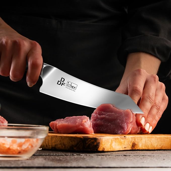 4 Piece Kitchen Knife Set, High Carbon Stainless Steel, Dishwasher Safe | Super Sharp Chef Knife Set with Ergonomic Hollow Handles, Silver Knife Set for Kitchen, Ideal for Gifting