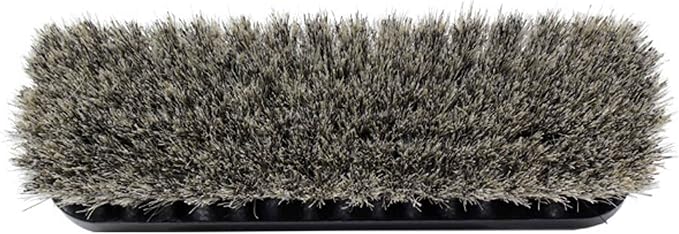 Kondo German Shoe Polish Brush Black Soft Natural Horse Hair Rectangle DONOK (Ideal for Cream, Wax Finishing)