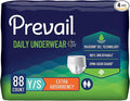 Prevail Daily Protective Underwear - Unisex Adult Incontinence Underwear - Disposable Adult Diaper for Men & Women - Maximum Absorbency - Small - 88 Count (4 packs of 22)