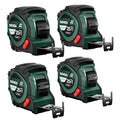 SENDA 4 Pack Tape Measure 25Ft - Heavy Duty Tape Measure with 25mm Wide with Three Stops, High Precision Measuring Tape Retractable Measuring Tape, Rubber for Comfortable Grip, Fraction Markings