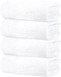 Tens Towels 4 Piece Extra Large Bath Towels 30 x 60 Inches, White | 100% Cotton, Larger & Lighter Weight, Quicker to Dry, Super Soft and Absorbent, Perfect for Bathroom