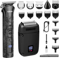Ufree Foil Shaver and Beard Hair Trimmer Set, Men Electric Razor，Mens Gifts | T-Blade Line with 1-10mm Comb, Zero-Gap, Type-C, LED Display, Versatile for Mustache, Stubble, Nose and Crisp Edges