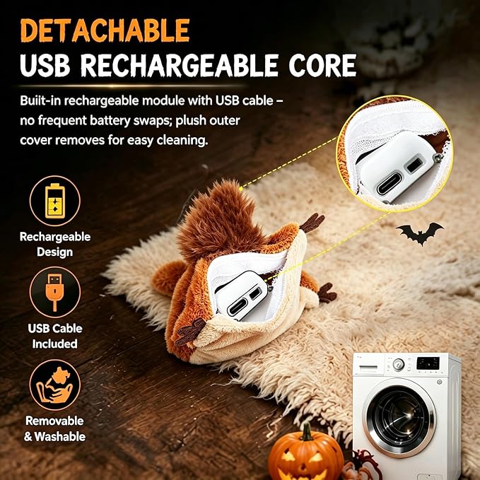Flying Bat Dog Toy – Interactive Flap Wing Bat Toy for Dogs, Flying Bats Toy for Large Dogs, Dog Toy Flyings Bats，2