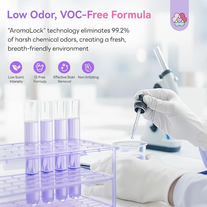 SAVILAND Airbrush Cleaner Kit: 10S Instant 240ml Airbrush Cleaning Kit Low Odor Acetone Free with Cleaning Brush & Needle Nozzle Reamer Full Tool Set for Clog Removal Nail Art Airbrush Pro