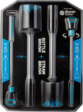 BlenderBottle 2-in-1 Shaker Bottle and Straw Cleaning Brush, 2 Pack