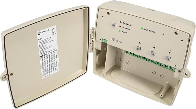 Intermatic PE733P 7-Day Electronic Wi-Fi Pool Timer – 3-Circuit, 120–277V Auto-Voltage, Type 3R Outdoor Plastic Enclosure - 30A Load Capacity for Pumps, Lights, and Spa Equipment