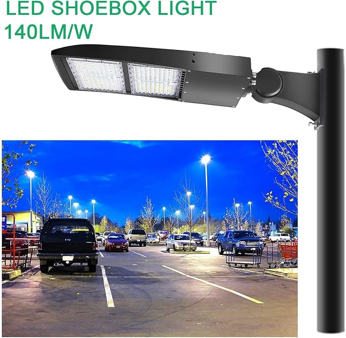 LED Shoebox Light Mounting Bracket Direct Arm Mount Accessory for LED Shoebox Parking Lot Light, Street Light