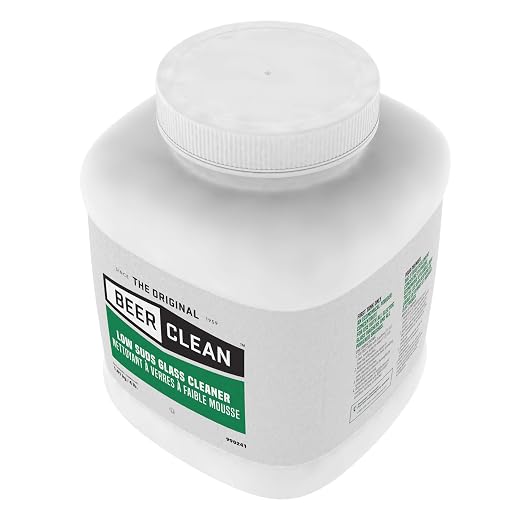 Diversey Glass Cleaner, Unscented, Powder, 4 Lb. Container