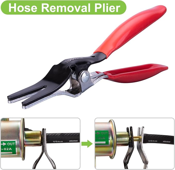 Toolwiz Automobile Hose Removal Pliers, Auto Fuel, and Vacuum Line Tube Hose Remover Pliers, Separator Tools Pipe Repairing Tool for Marine, Oil, Hosepipes Vehicle