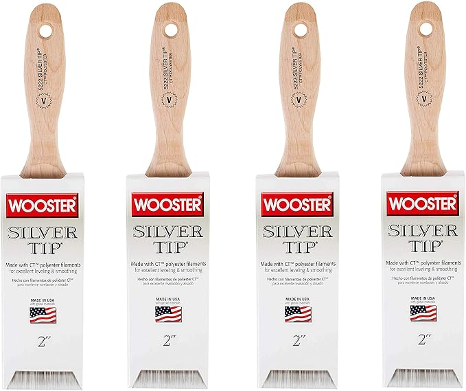 Wooster Brush 5222-2 Silver Tip Paintbrush, 2-Inch (Fоur Расk)