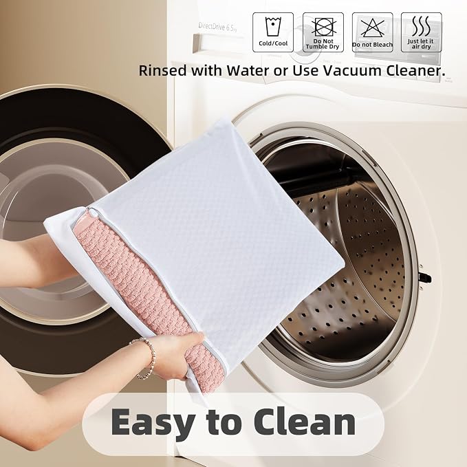 TYUU Pink Bathroom Rugs Non Slip Washable, Super Absorbent Thin Bath Mat Small Quick Dry Low Pile Bathroom Rug, Pink 16"x24"