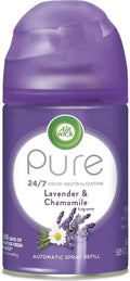 Air Wick - 62338779614 77961CT Freshmatic Ultra Automatic Spray Refill, Lavender/Chamomile,Aerosol,5.89 oz (Case of 6)