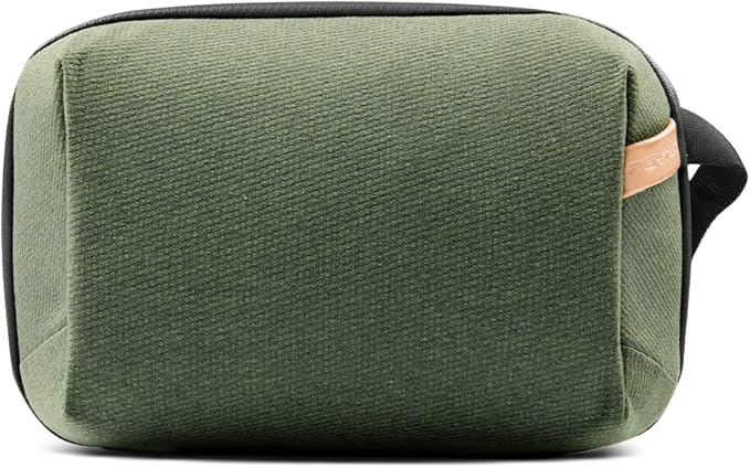 PGYTECH Mini Travel Tech Organizer, Waterproof Tech Bag, Electronics Accessories Organizer Carrying Case, Organizer Bag for Cables, Cord, Phone Batteries, Charger, Photography SD Card, Green