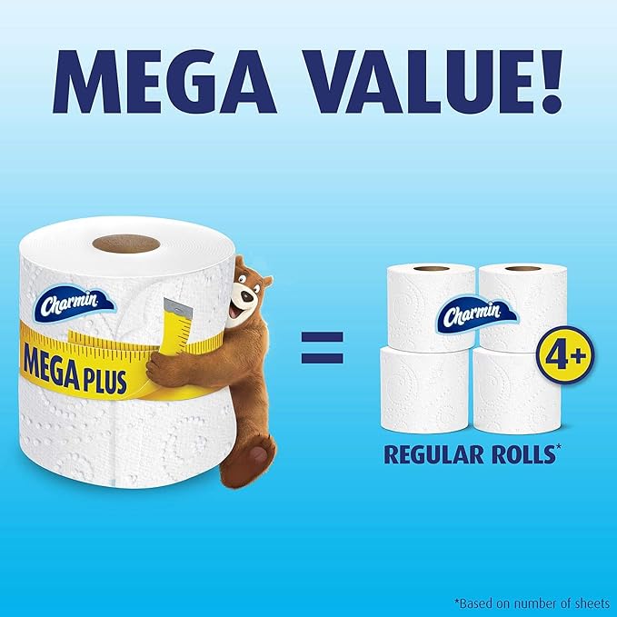 Charmin Ultra Strong Toilet Paper 24 Mega Plus Roll