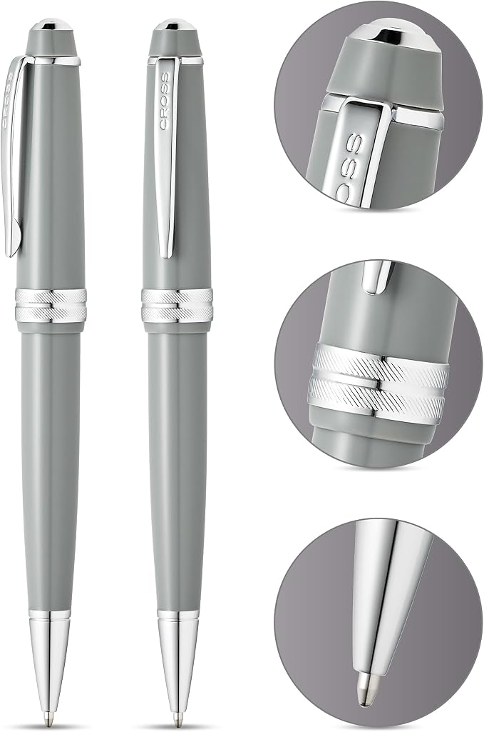 Cross Bailey Light Polished Gray Resin w/Polished Chrome Appointments Ballpoint Pen