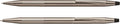 Cross Classic Century Refillable Ballpoint Pen and 0.7mm Pencil Set, Includes Premium Gift Box - Titanium Grey Micro-Knurl