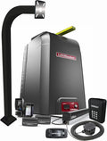 LiftMaster CSW200101UL Heavy-Duty Commercial Swing Gate Operator Kit – 1 HP AC Motor, High-Traffic – Includes 811LM, KPW250, 828LM, LMRRUL, S505AL Accessory, CP4 & LA Ornamental Pedestal