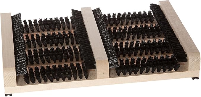 Boot Scraper / Shoe Scrubber - Doormat Scraper with Brush