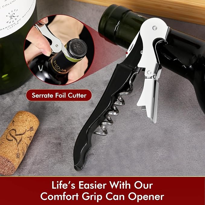 Kit-Home Professional Waiter Corkscrew Wine Openers Set (50 PCS),Upgraded with Heavy Duty Stainless Steel Hinges Wine Key for Restaurant Waiters, Sommelier, Bartenders