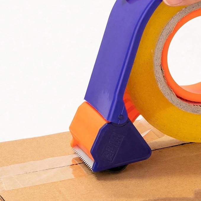 ASA 2" Tape Dispenser, Pistol-Grip, Lightweight | Smooth wheel mechanism dispenses standard 2" packing tape without tearing. Comfortable pistol-grip design.