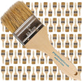 Pro Grade - Chip Paint Brushes - 96 Pack - 2 Inch - Chip Brushes - Versatile for Paints, Stains, Varnishes - 2 Inch Light Brown Chip Brushes Multi-Purpose Use
