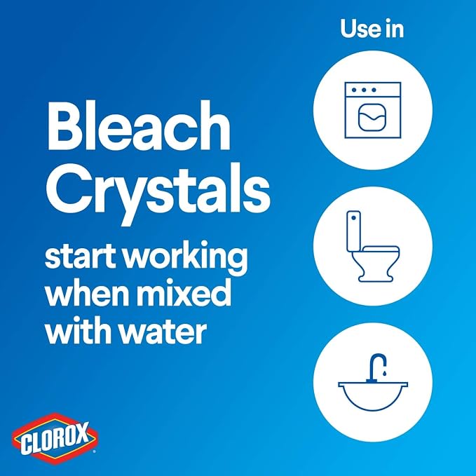 Clorox Zero Splash Bleach Crystals 24 oz