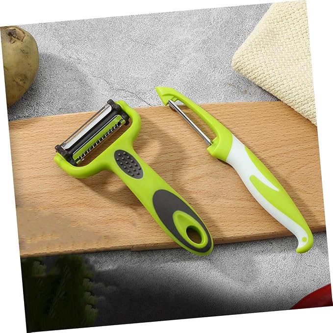 Cheese Grater, 2pcs Paring Peeler Vegetable Peeler Fruit Peeler Stainless Steel PeelerY