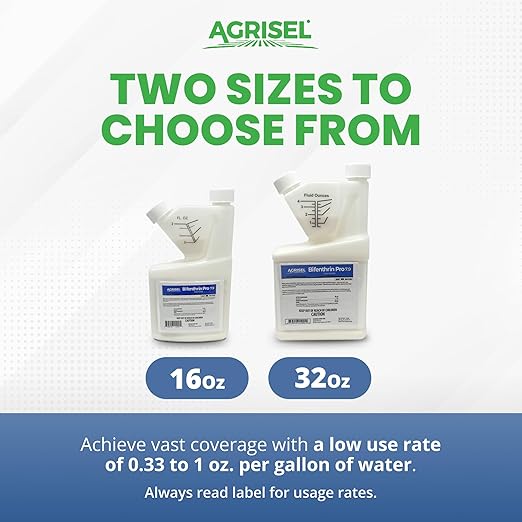 Agrisel Bifenthrin Pro 7.9, Insect Control, Safe for Plants & Crops, Insecticide, Effective Against 125+ Insects, 1 Gallon