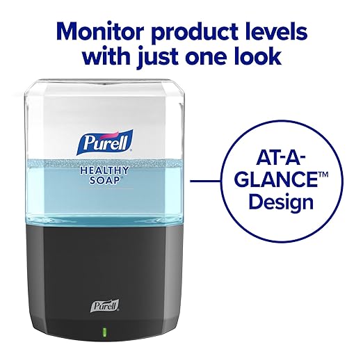 PURELL Brand HEALTHY SOAP Gentle and Free Foam, Fragrance Free, 1200 mL Refill for PURELL ES6 Automatic Soap Dispenser (Pack of 2) - 6472-02 - Manufactured by GOJO, Inc.