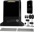Blütezeit 4000lb WiFi Sliding Gate Opener, Smart App Control 1HP Automatic Slide Gate Motor, Rack-Driven Driveway Gate Operator with 2 Remotes, IR Sensor and Hardware Kit for Gates up to 40ft