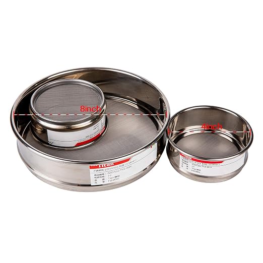φ20×4.5cm 120 Mesh 304 Stainless Lab Sieves Economy Test Sieve 304 Stainless Steel Wire Cloth（0.125mm）