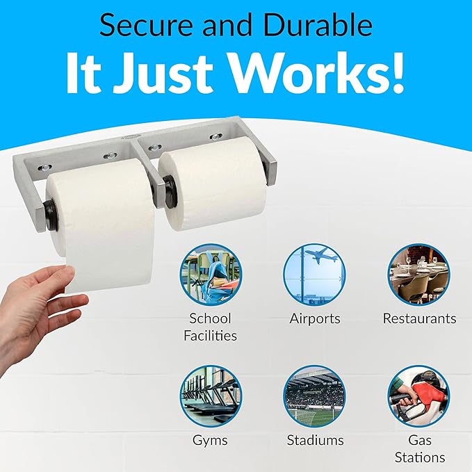 Bobrick Toilet Tissue Dispenser for Two Rolls (Model B-2740)