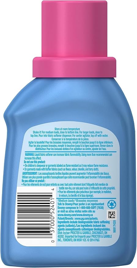 Downy April Fresh Liquid Fabric Conditioner (Fabric Softener), 12 Loads 10 fl oz