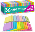 Taja Sticky Notes, 36 Pads, 3x3 Inches Self-Stick Note Pads, Perfect for Office, Study, and Daily Life Organization - Bright
