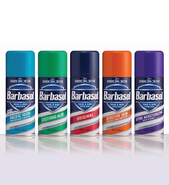 Barbasol Beard Buster Thick & Rich Shaving Cream Pacific Rush 7oz. (Pack of 12)