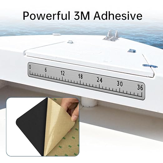 HZshark EVA Foam Fish Measuring Board, Fish Ruler with 3M Self-Adhesive Backing, 36" Fishing Tape Measure for Boats Sailboats Yachts Kayaks