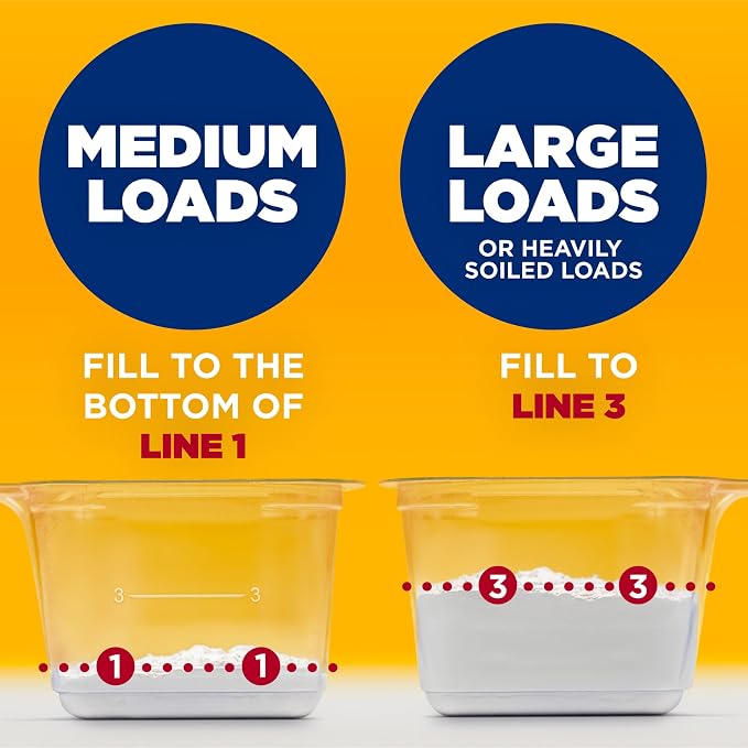 ARM & HAMMER Powder Laundry Detergent, Free of Perfume and Dyes, 100 Loads