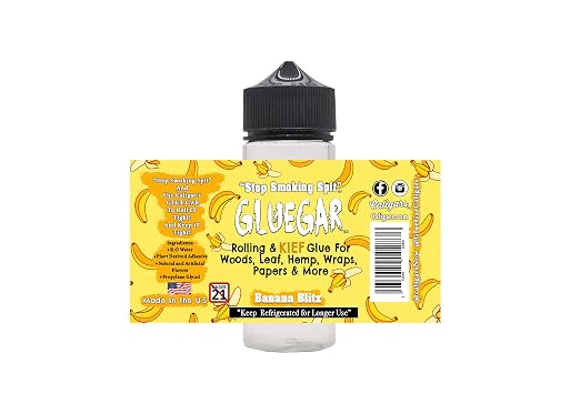 GlueGar- 4oz - 1 Gallon - Professional Size Bottle (Banana, 4 oz)