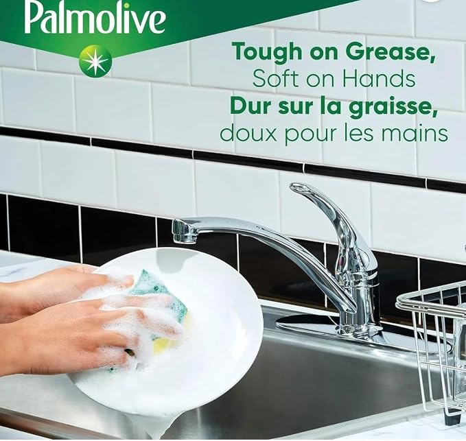 Palmolive Advanced Dish Liquid, Dishwashing Liquid, Dish Soap Refill, Original Scent, Green 145oz Soap Bar
