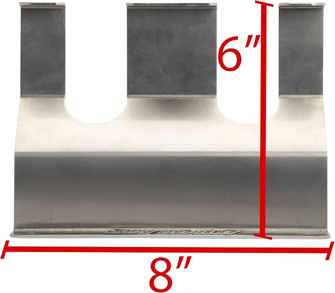Extreme Max 5001.6285 Aluminum Tape Gun Holder for Enclosed Race Trailer, Shop, Garage, Storage - Silver