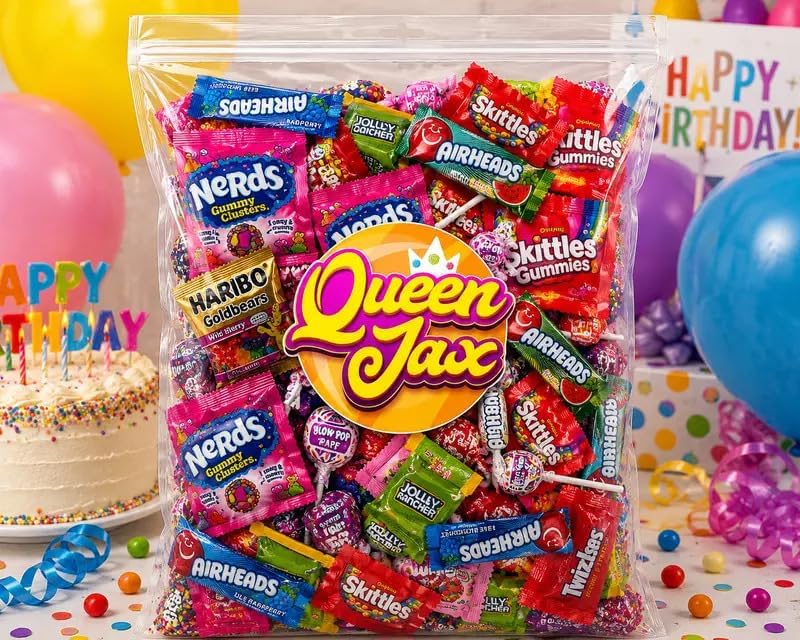 Candy Variety Pack - Assorted Candy Party Mix - 6 LB Bag - Assortment - Individually Wrapped - Bulk – Pinata - Mixed - Deluxe Mix