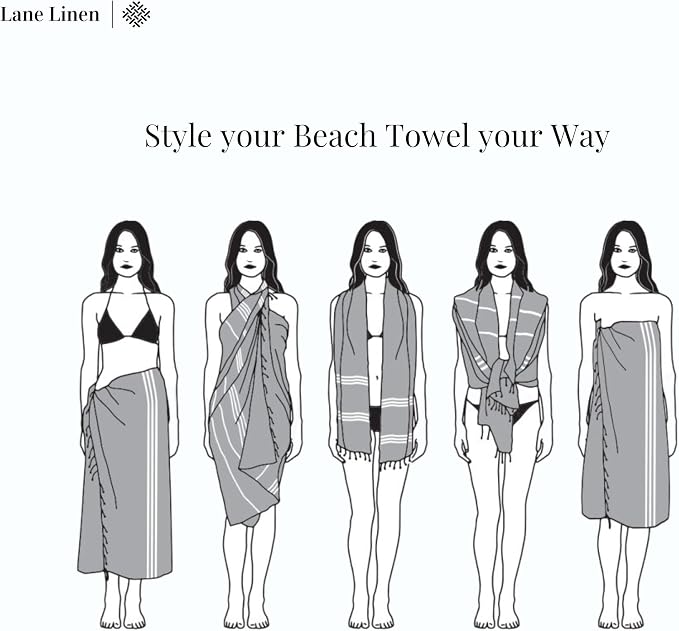 LANE LINEN Extra Large Beach Towel, Beach Towels Oversized, Soft - Hibiscus | Pre-Washed, Quick Dry Pool Towels - 39"x71", Vacation Essential - Travel & Camping, Machine Washable - Super Absorbent, Soft