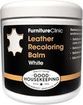 Furniture Clinic The Original Leather Recoloring Balm | White Leather Dye | Repair Scratched, Faded, & Worn Leather | Restore Your Leather Couches, Sofas, Car Seats, and Furniture | 250 ml / 8.5 fl oz